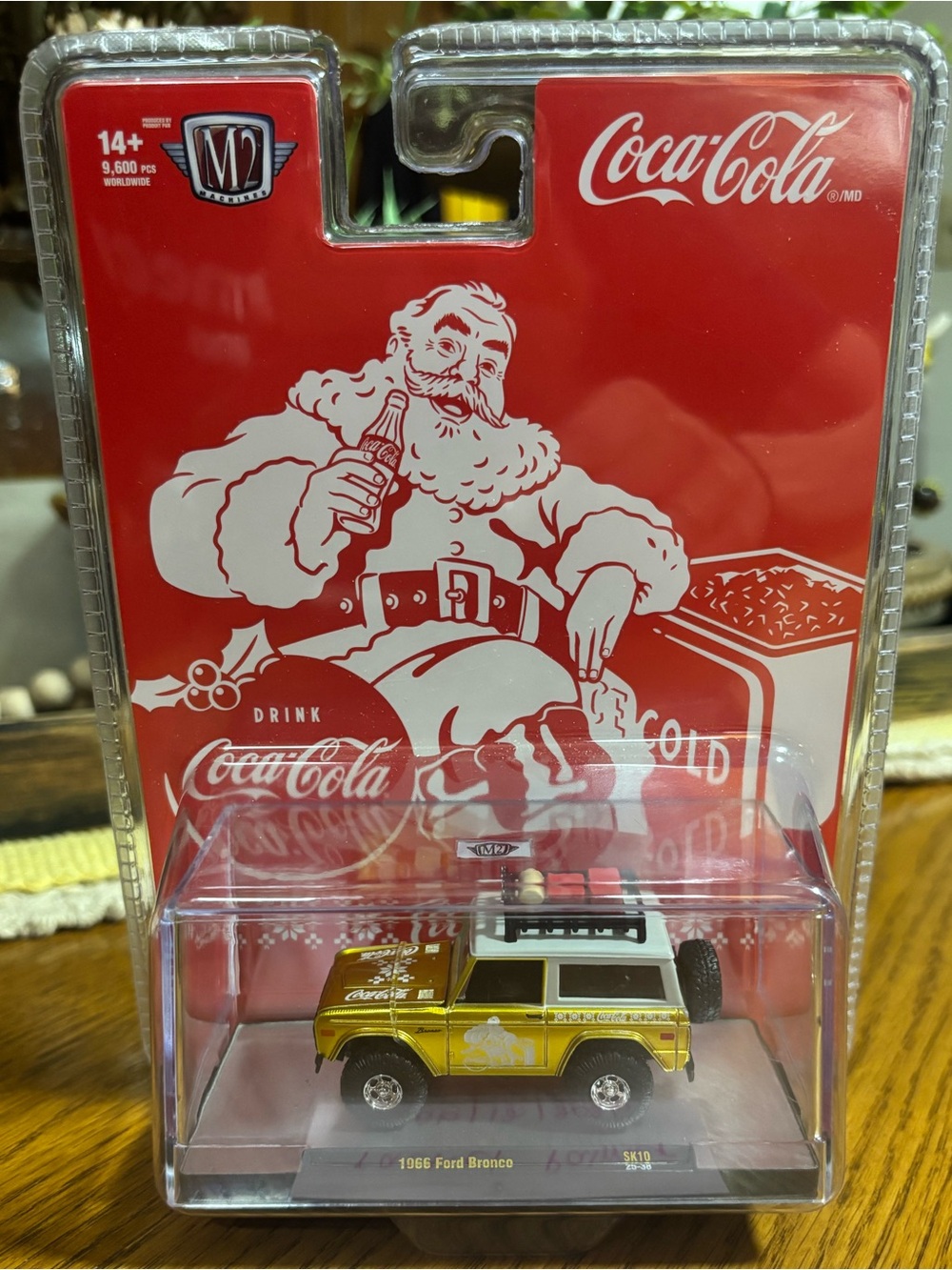 Coca-Cola Red and White Santa Illustration Packaging
